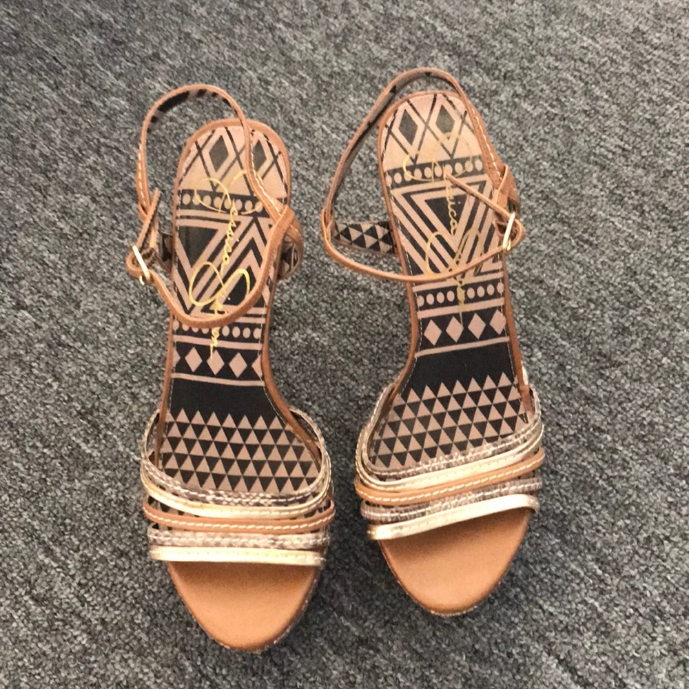 Jessica Simpson tribal heels 🖤⚜️